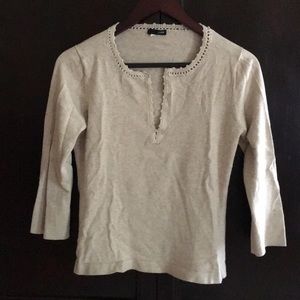 🔥J CREW 💯 Cotton top - Size M